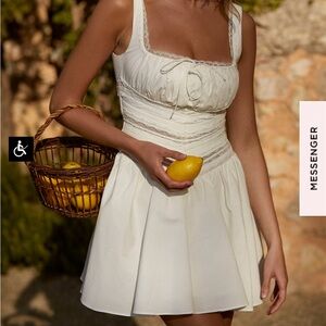 House of CB white lace mini dress